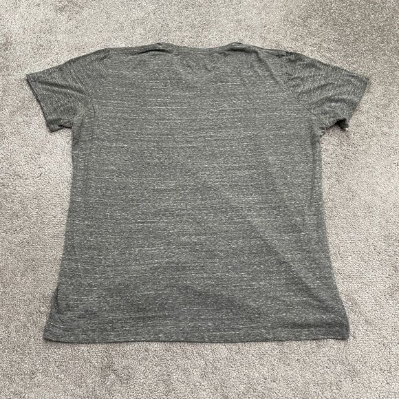 Gustin Basic T-Shirt Mens XL Hrather Gray V-Neck Short Sleeve Essential Tee Top - Picture 2 of 12